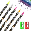 (US Local)5Pcs 5D Crystal Gem Pick Up Tool 23cm Dotting Wax Pencil for Art Craft