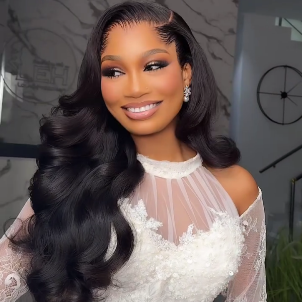 M-Shaped Hairline Body Wave HD Lace 13x4 Frontal Wig Lagos Hairline Wigs