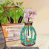 5D DIY Special Shape Diamond Painting Desk Ornament Flower Vase Decor Kit