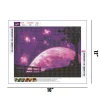 Purple Moon  | Full Round Diamond Painting Kits