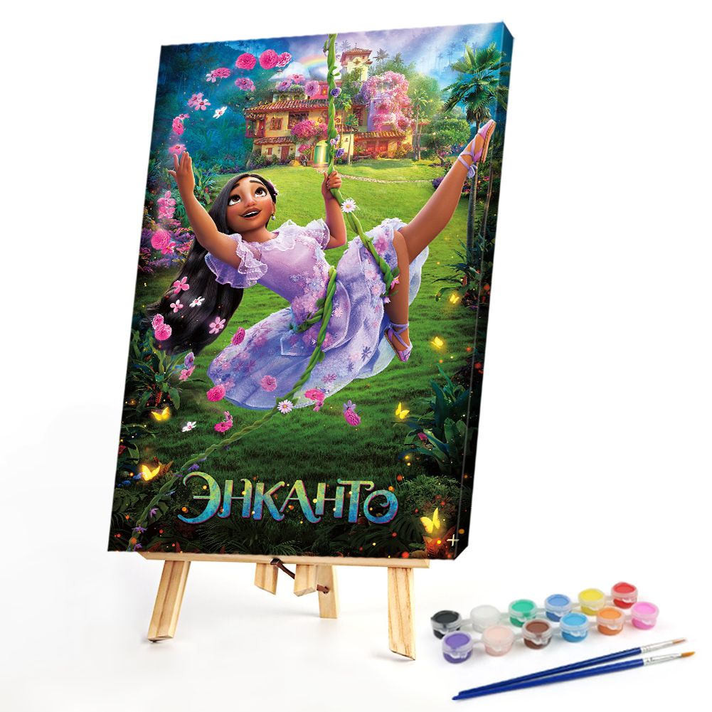 

40*60CM - Paint By Numbers - Wizardry House (Big Size), 501 Original