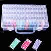 (US Local)64 Grids Diamond Painting Storage Containers Box for Beads Art DIY Crafts Tool