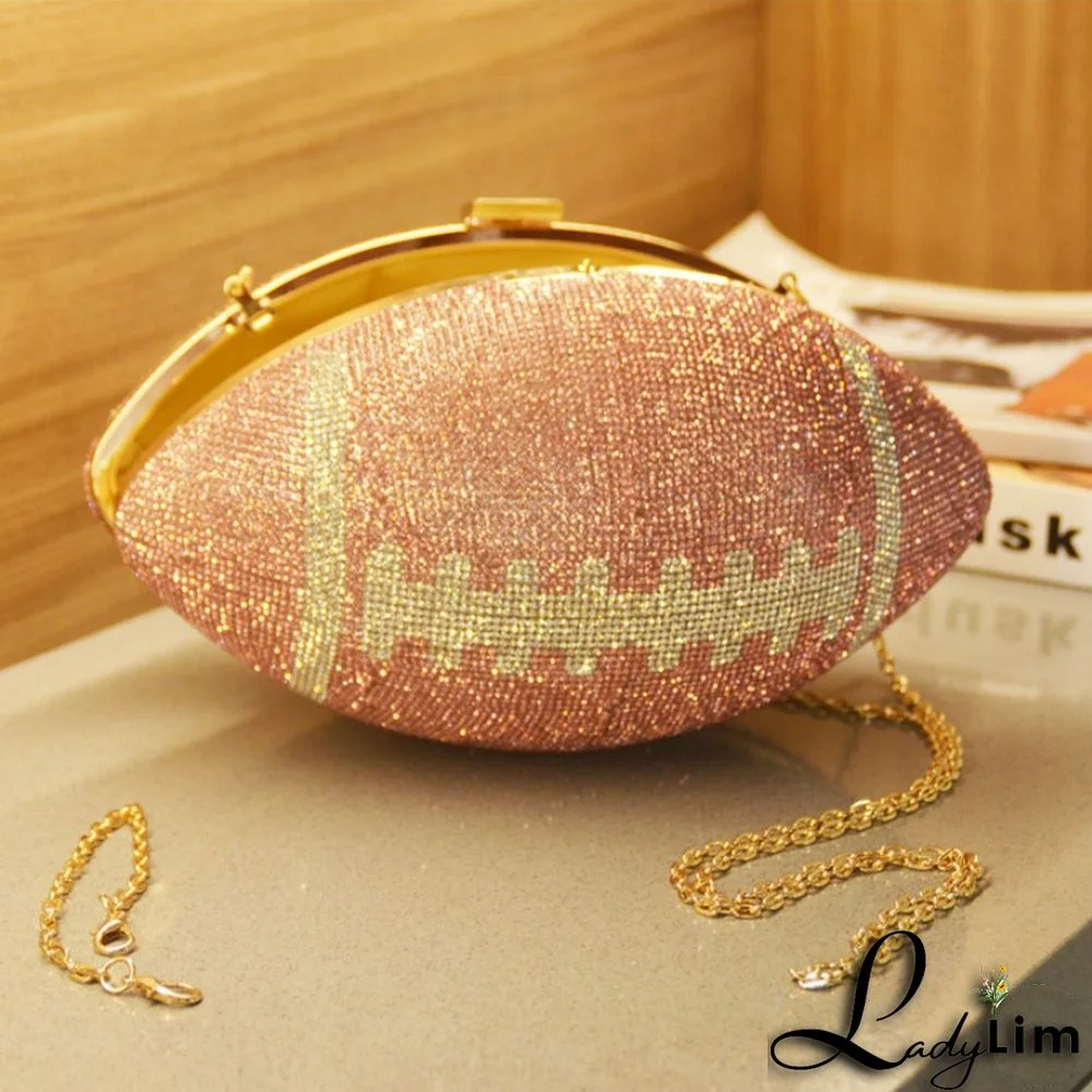 Pink Casual Daily Patchwork Rhinestone Bags