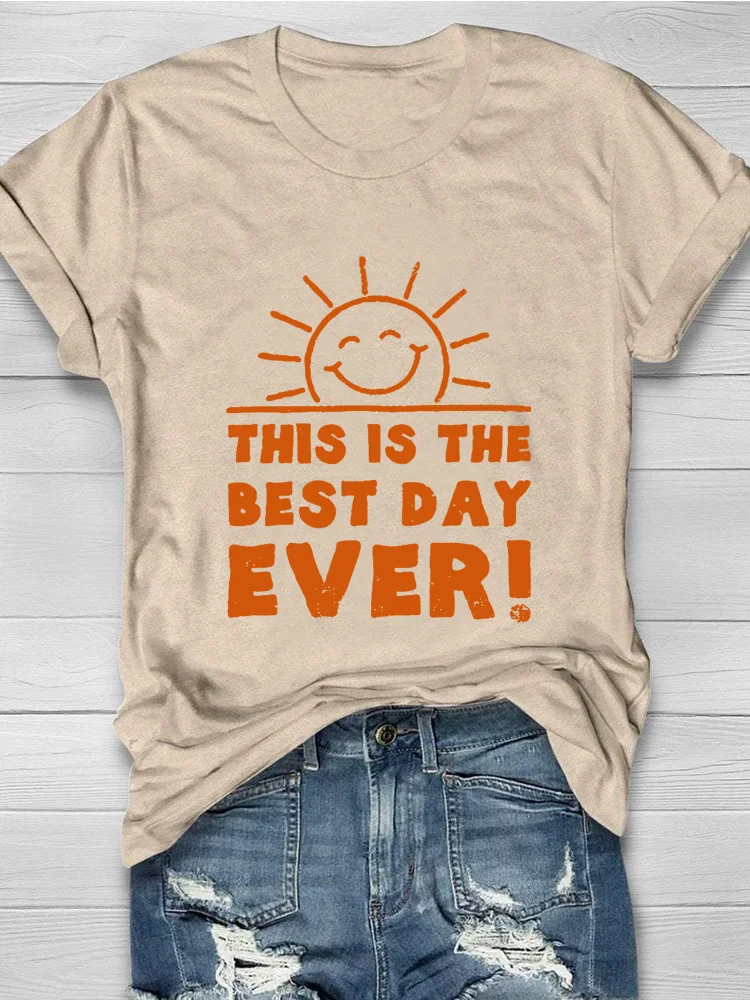 Eagerlys This is the Best Day T-shirt Eagerlys