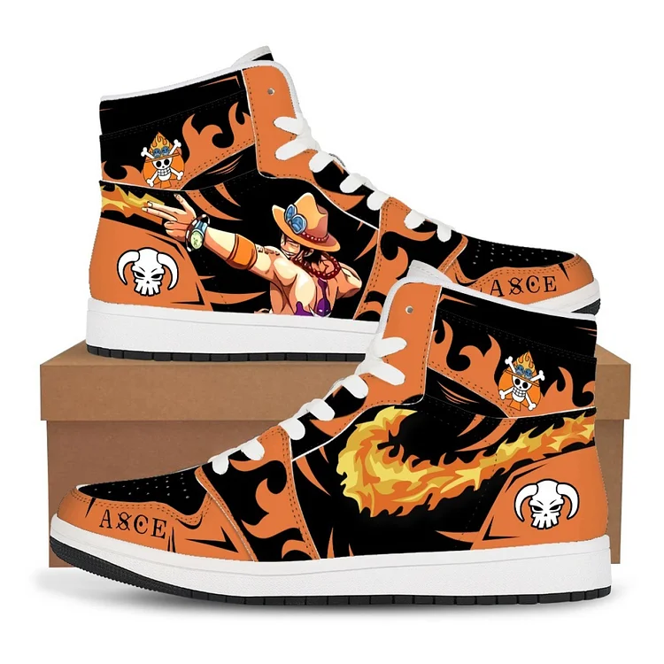 One Piece Ace Sneakers weebmemes