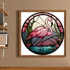 Flamingo - 11CT Stamped Cross Stitch 40*40cm/15.75*15.75in