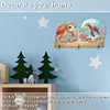 (US Local)Sea Turtle DIY Diamond Painting Hanging Hook No Hole Punching Wall Decoration