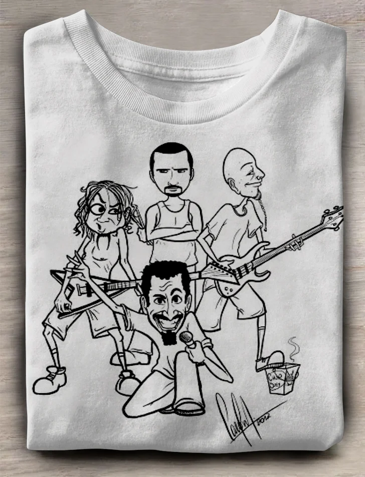 Teecade Teecade System Of A Down T-shirt