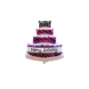 10PCS Large Layers Wedding Birthday Cake Aluminum Film Balloons Kids Party Celebration Decors