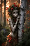 Luxury AB Velvet Diamond Painting Kit - Forest Spirit