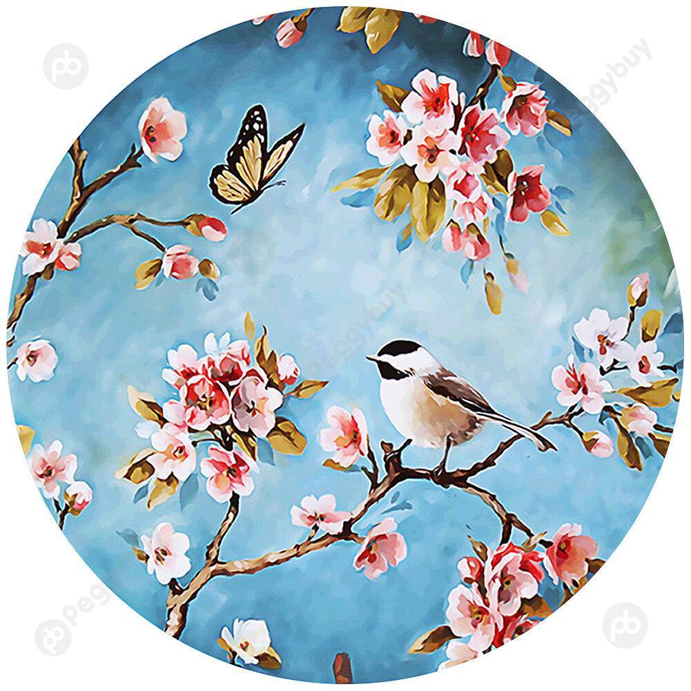 

Branch Bird - Round Drill Diamond Painting - 40*40CM, 501 Original