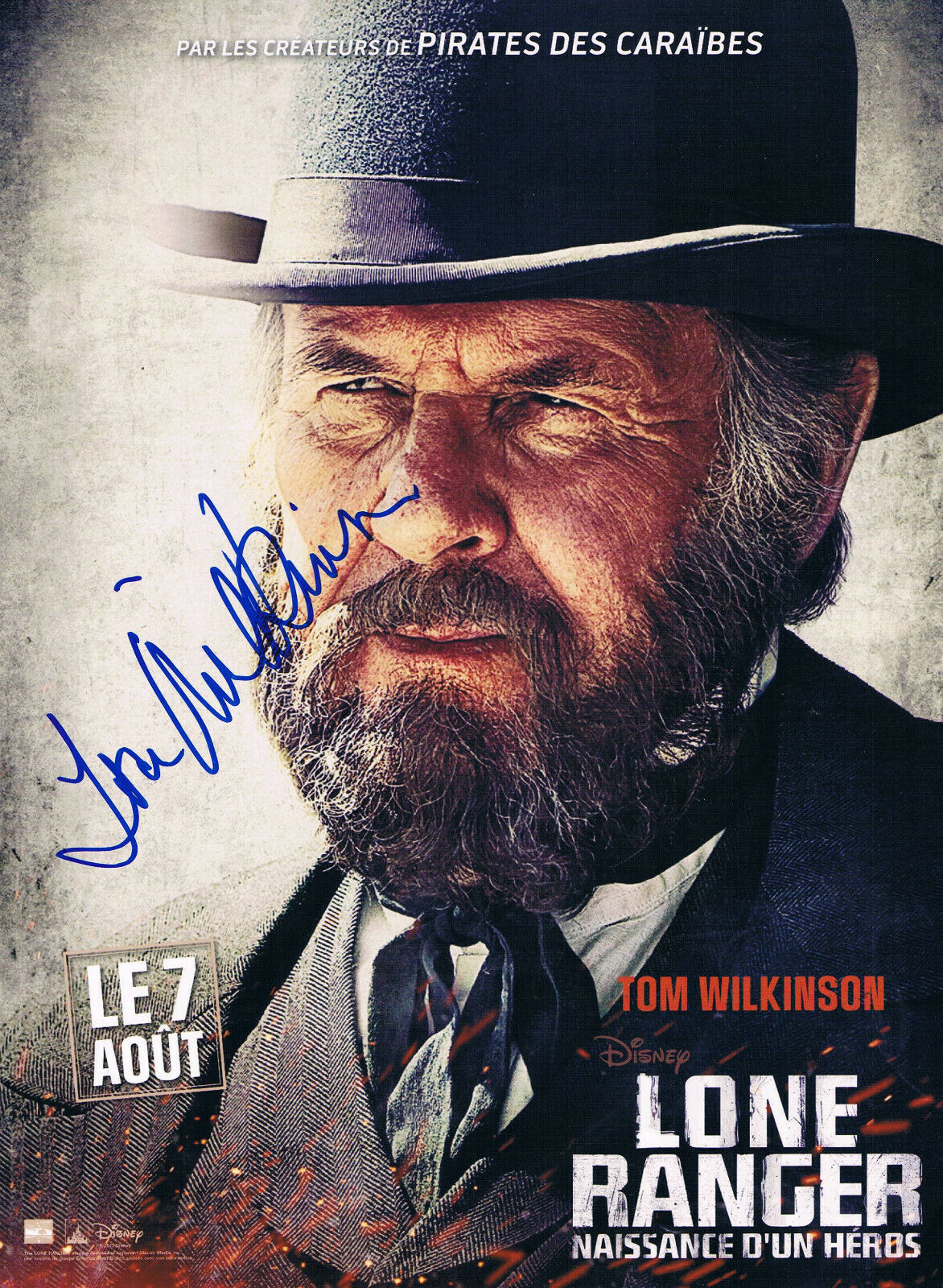 Tom Wilkinson 1948- genuine autograph IN PERSON signed Photo Poster painting 8x12