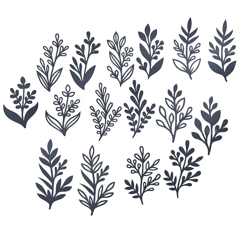 8pcs Leaves Metal Cutting Dies For DIY Scrapbook Cutting Die Paper Cards Embossed Decorative Craft Die Cut New Arrival