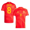FABI&Aacute;N #8 Spain Home Soccer Jersey EURO 2024