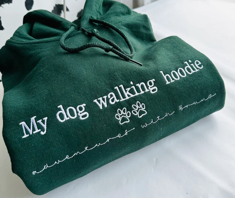 Dog walking cheap hoodie