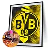 Borussia dortmund logo-carr&eacute; drill peinture diamant-30*40cm