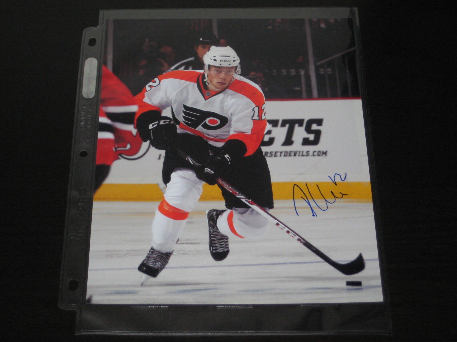 MICHAEL RAFFL autographed PHILADELPHIA FLYERS 8X10 Photo Poster painting L@@K!