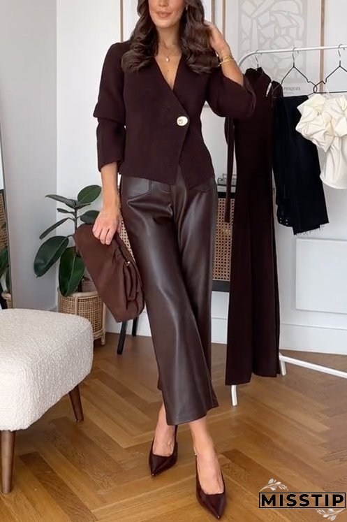 Meridress Chicest V Neck Button Up Sweater Cardigan