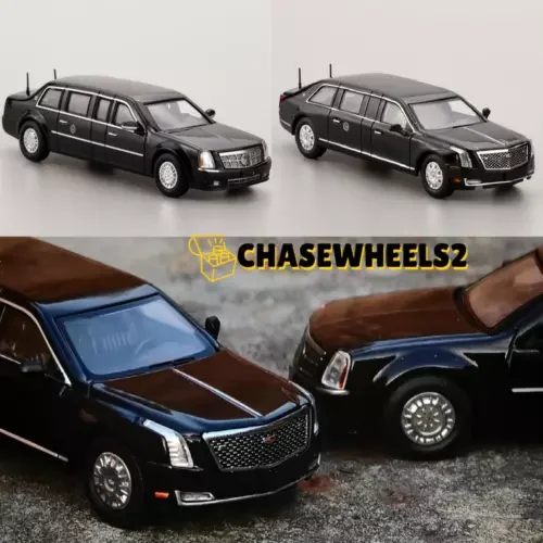 Dronehint 596 Model 1:64 Cadillac Beast US President Limo One Gen 3 Special Vehicle Metal Toy