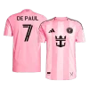 DE PAUL #7 Inter Miami CF Home Authentic Soccer Jersey 2025