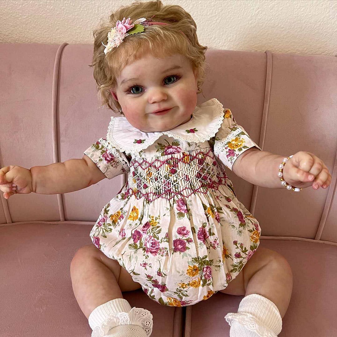 20" Soft Vinyl Silicone Lifelike Awake Reborn Baby Toddler Girl Doll Prima With Heartbeat💖 & Sound🔊