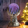 Halloween Celestial Crystal Ball - Luxury Magic Glowing Flash Glass Plasma Ball Static Flash Ball Creative Transparent Ghost Home Decor