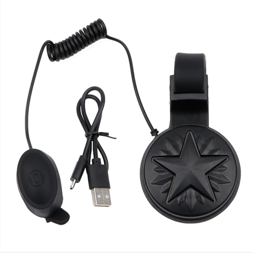 

Bicycle Electric Bells USB Charging Waterproof Bike Handlebar Alarm Horn, 501 Original