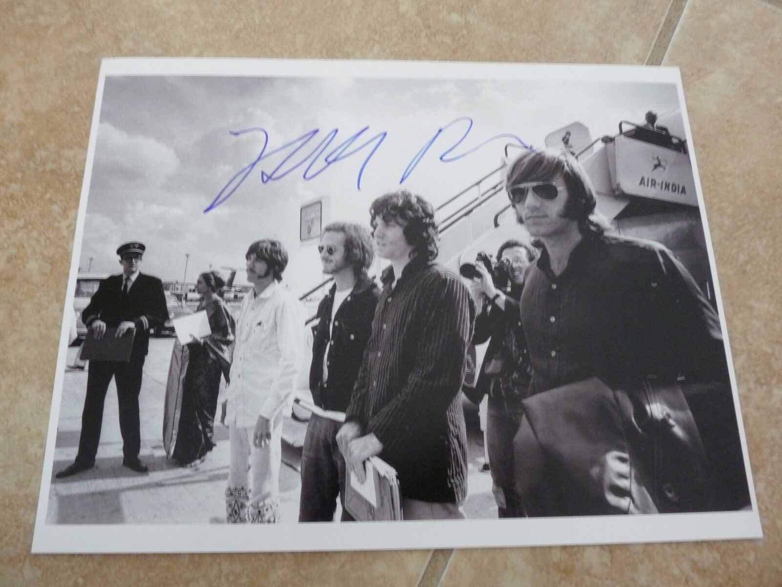 Robby Krieger The Doors Signed Autographed 8.5x11 Photo Poster painting Beckett Certified #1 F3