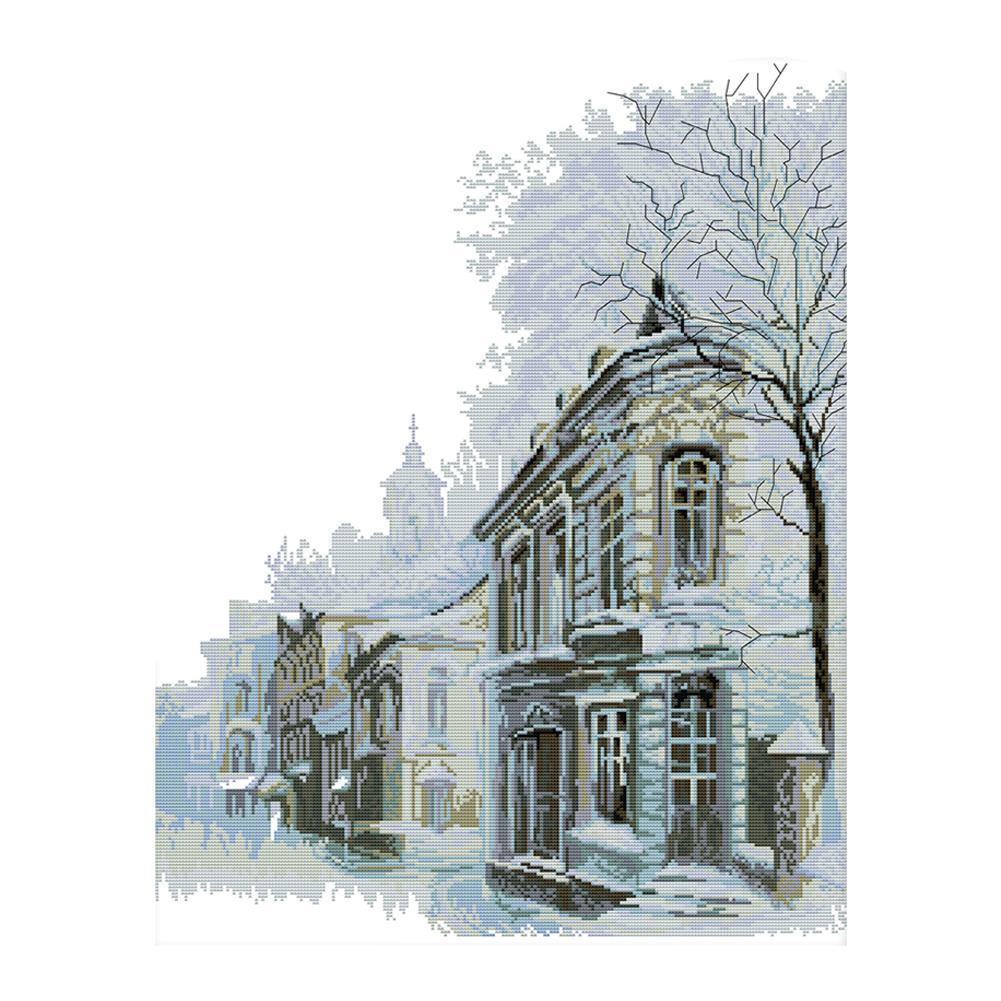 

Winter Morning - 14CT Stamped Cross Stitch - 50*61cm, 501 Original