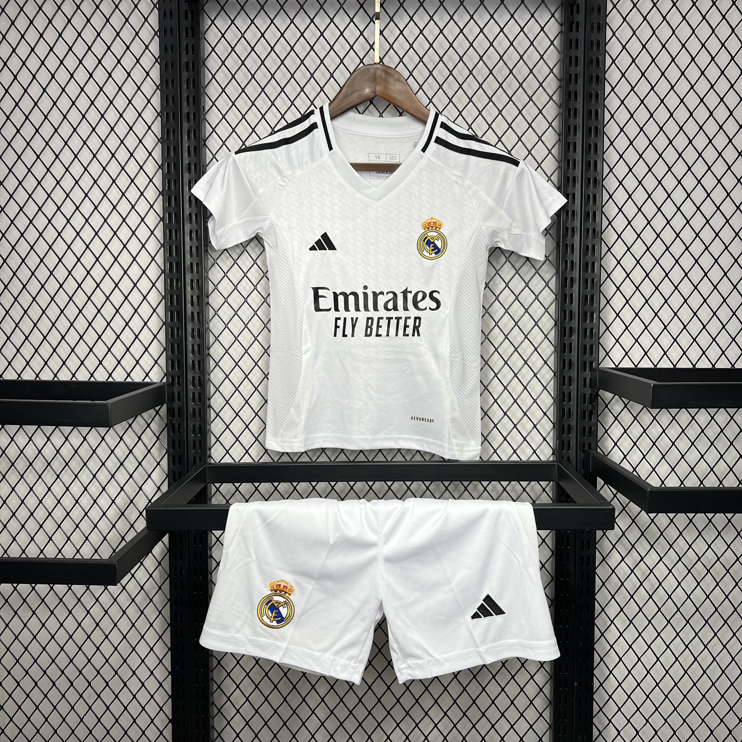 Real Madrid 24-25 Home Stadium Kids Kit