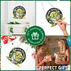 4Pcs Diamond Painting Farm Window Pendants Suncatcher Hanging Kits for Home Porch Farmhouse