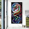>SALE<5D DIY Full Round Drill Diamond Painting Dragon Kit Home Decoration Art Craft