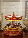 New Large Christmas Decoration LED Carousel Music Box Gift