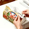 DIY Diamond Art Tissue Box Holder Farm Pig PU Leather Diamond Art Desktop Organizer Resin Rhinestone Storage Organizers Gem Art Home Office Decor Craft Gift for Women