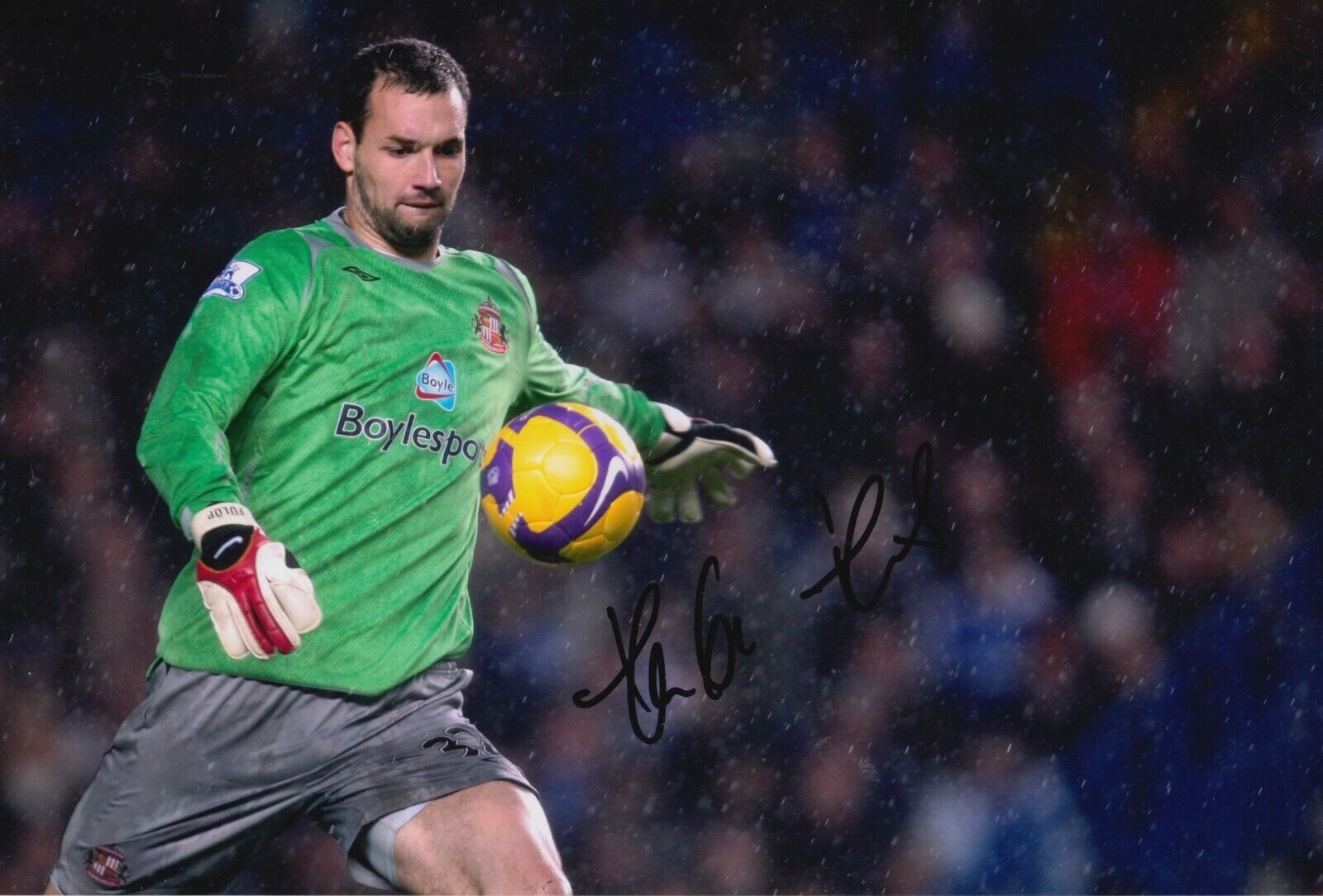 Marton Fulop Hand Signed 12x8 Photo Poster painting - Sunderland Football Autograph 2.