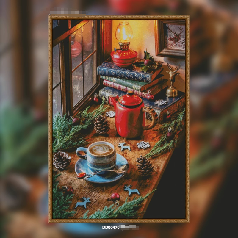 1set DIY Printed Cross Stitch Kit 【DD00470- Quiet Time】printed (stamped) cross-stitch Painting Fairy Cross Stitch