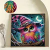 Diamond Painting-DIY Crystal Rhinestone Halloween Owl