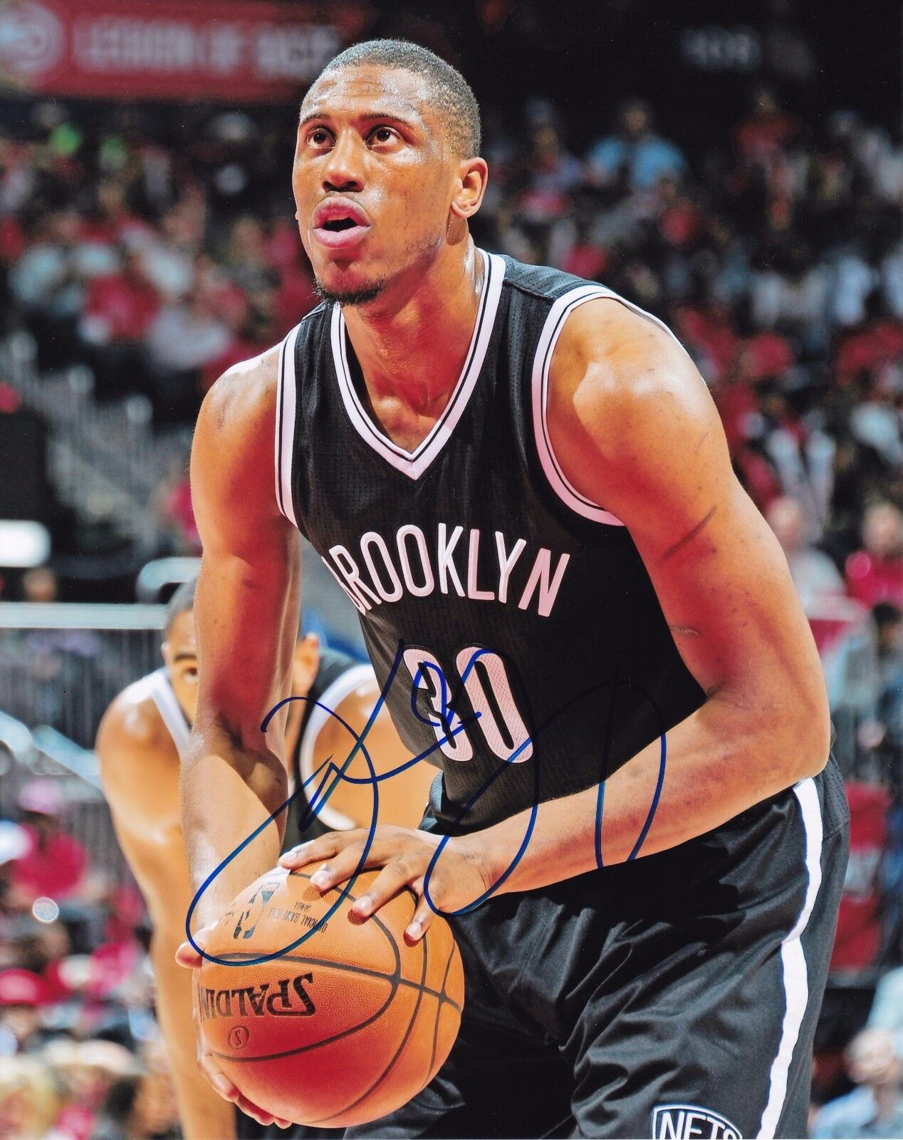 Thaddeus Young autographed 8x10 Brooklyn Nets  Shipping