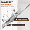 [US Local Warehouse] 10 Packs Lever Extension Flush Bolt 16.54in Latch Slide Bolt Lock Solid Stainless Steel French Door Locks for Commercial Applications Store School Office