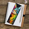 4Pcs Special Shape Cat Diamond Painting Bookmark