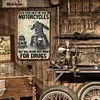[Grande Taille]Moto - Panneaux en &eacute;tain m&eacute;tallique(30*40cm)