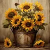 (4-Pack)Flower-Full Round Diamond Painting 30*30CM