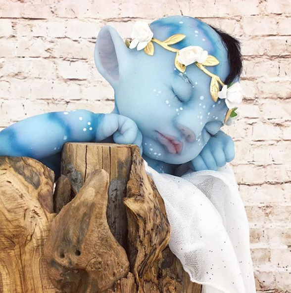 Fantasy Avatar Boy 20'' Realistic Alien Celeborn Reborn Handmade Baby 2022 -Creativegiftss® - [product_tag] Creativegiftss.com