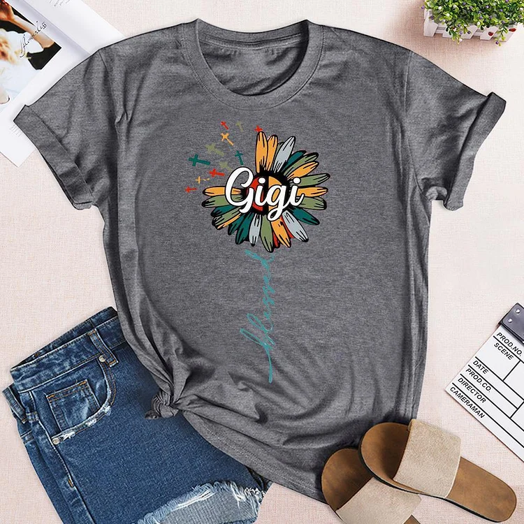 Christian Cross Daisy Gigi Blessed Jesus T-Shirt Tee --Annaletters