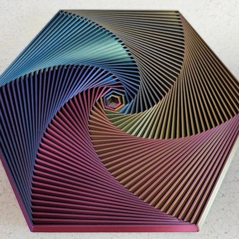 Fractal Fidget Hexagon - tree - Codlins