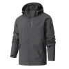 💥 2025 Hot Sale!Spring/Autumn Lightweight Detachable Hooded Men's Windbreaker Jacket,Casual Outdoor Sports Sportswear
