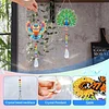 2pcs Owl Peacock Diamond Painting Double-sided Crystal Window Suncatcher Craft Set Birthday Gifts Home Garden Decor Hanging Kit
