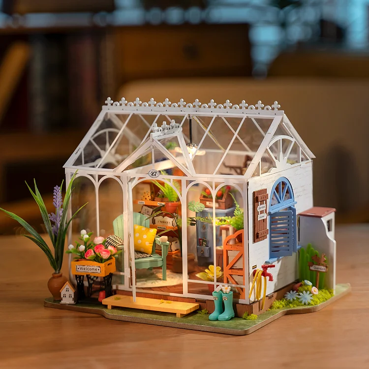 Rolife Diy Miniature Dollhouse  Robotime Diy Wooden Dollhouse