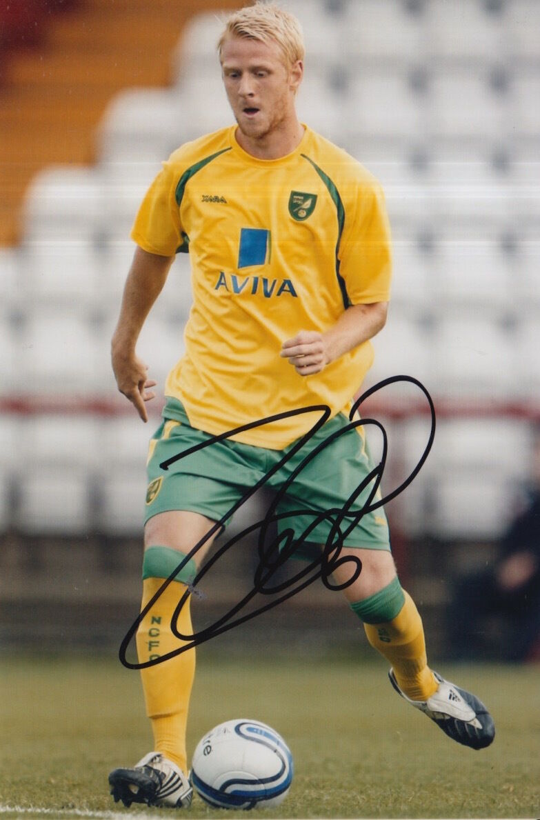 NORWICH CITY HAND SIGNED ZAK WHITBREAD 6X4 Photo Poster painting 1.