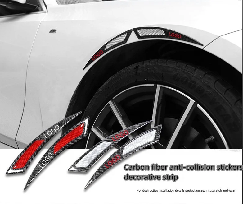 High-quality carbon fiber wheel anti-collision strips